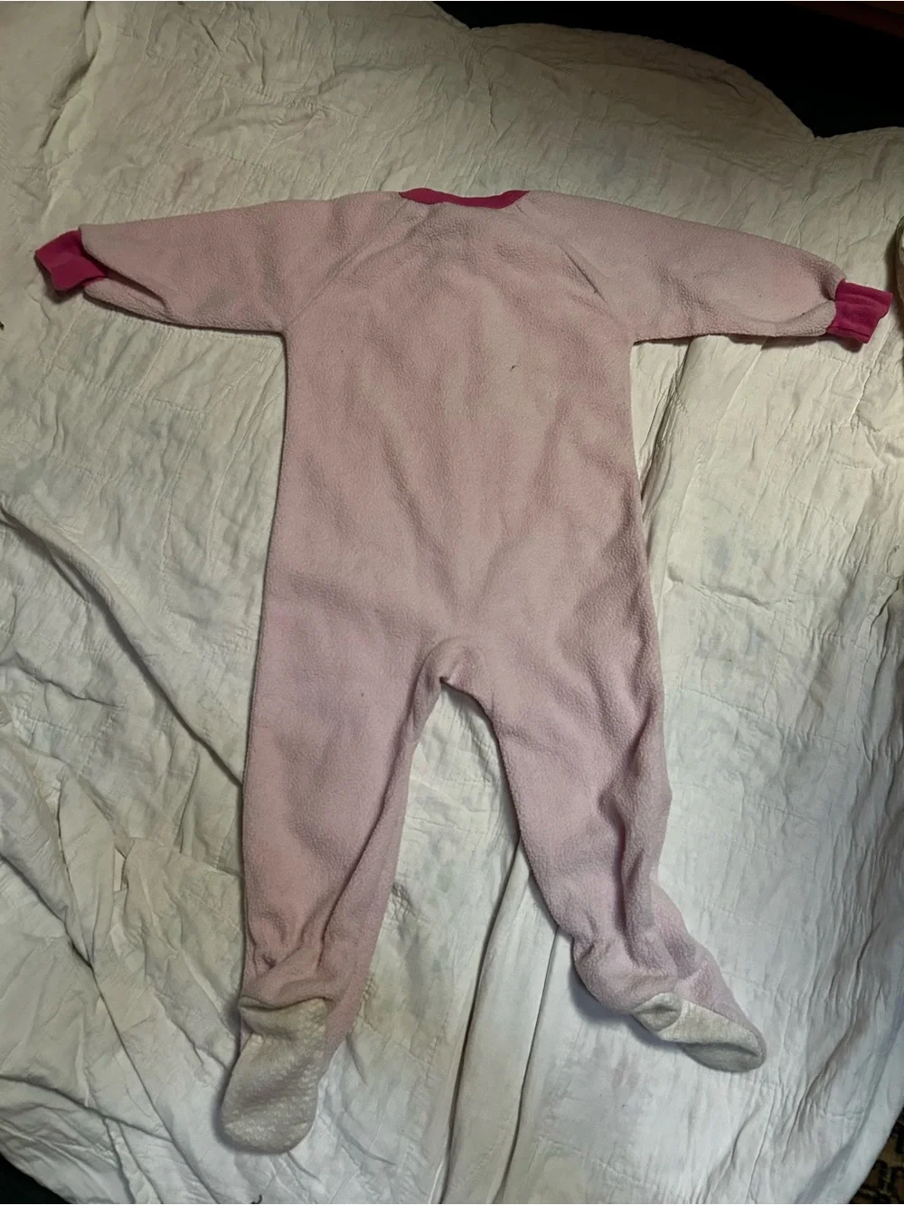 Gerber Pink Fleece Footed Pajama Sleeper Size 24 Months/2T
